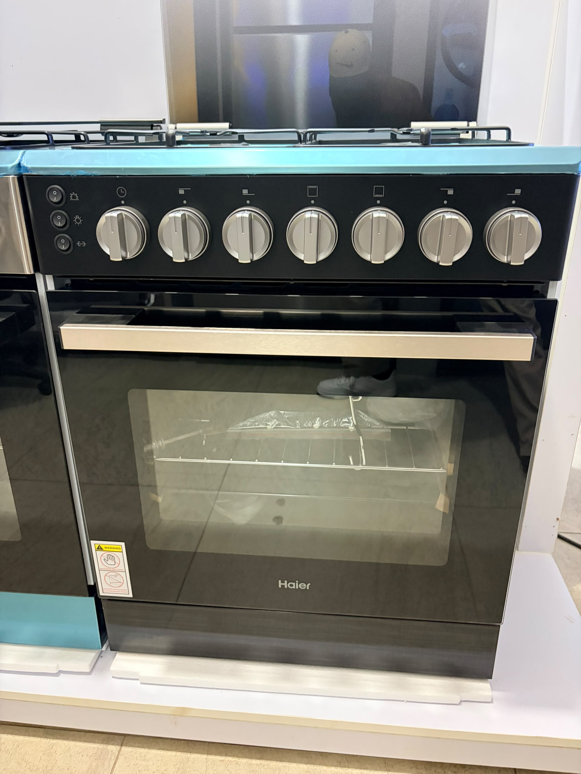 HAIER HRE6403CDRSS – 4 Gas & Electric Oven 60CM